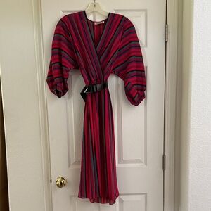 Virgo II (VTG) 3/4 Sleeve Midi Dress XS